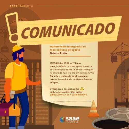 Manutenção Emergencial - Bairro Praia